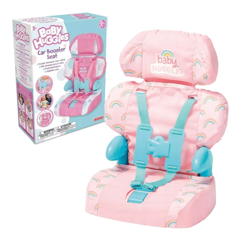 Casdon Baby Huggles Doll Car Booster Seat (Pink)