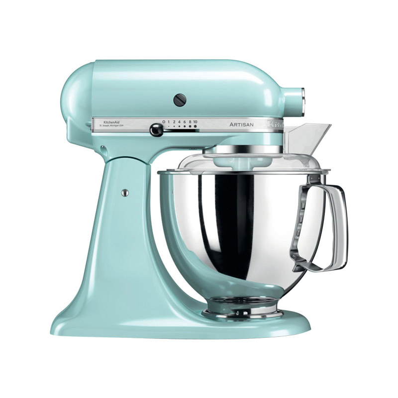 KitchenAid Artisan 5KSM175PSEIC blender met kan - kan van 1,5 l - 5 snelheidsstanden - pulsfunctie - ijscrushfunctie - ijsblauw