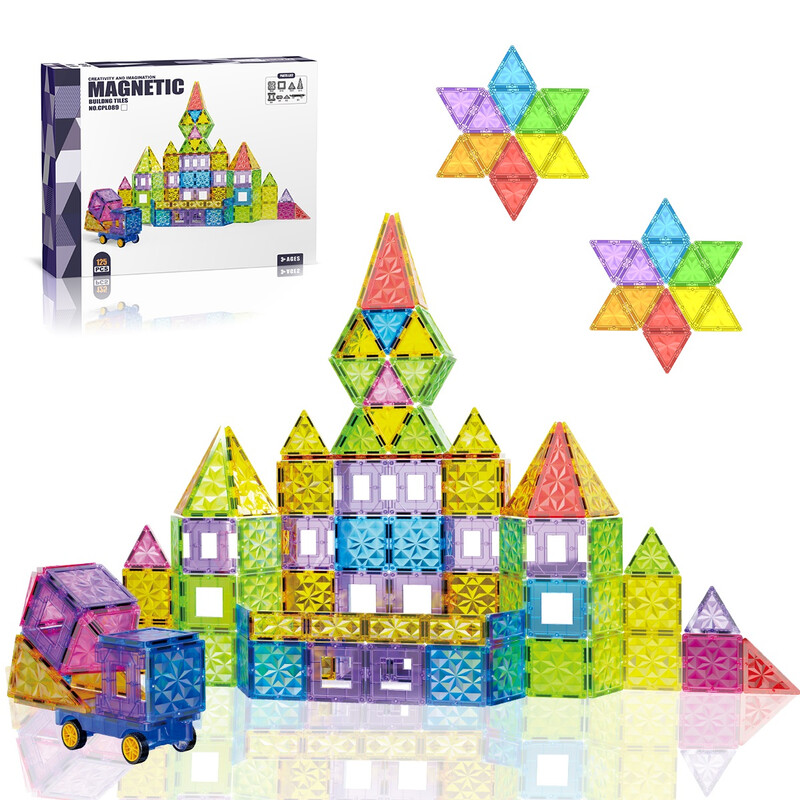 Educational Toys magnetic tiles magnetspielzeug magnetkugeln kinder 7.5cm Diamond Sur