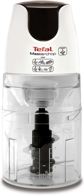Tefal Masterchop MB450B - hakmolen - 500 W, 500 ml inhoud - 3-in-1 functie