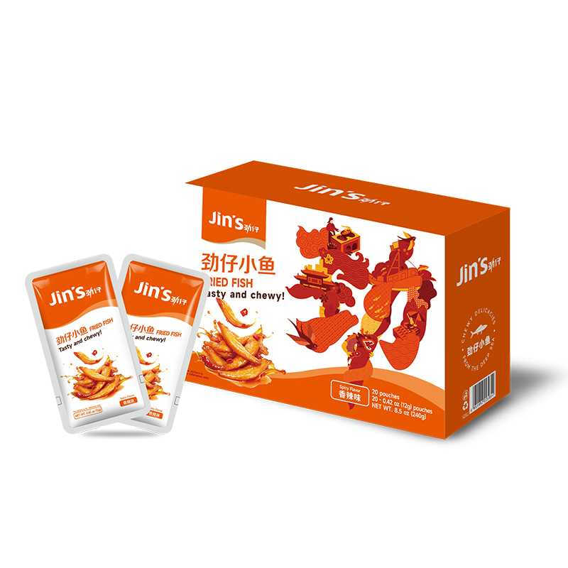 Jin Zai Kleine Fische, scharf-würzig, 12 g