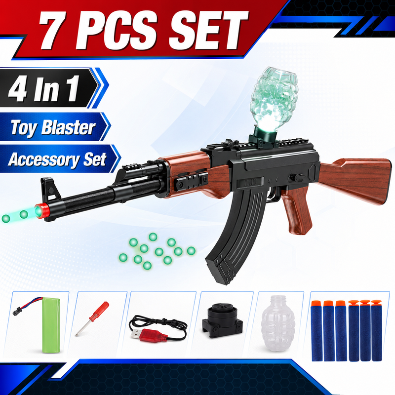 4-in-1 Elektro-Kunststoffgewehr F11 von Regalcode, multifunktionales Spielzeug für Kleinkinder zur Frühförderung