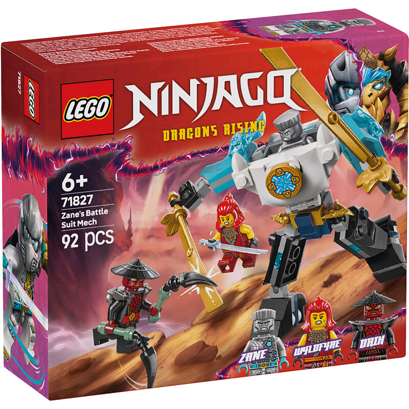 Lego 71827 Ninjago Costume de Combat Mécha de Zane