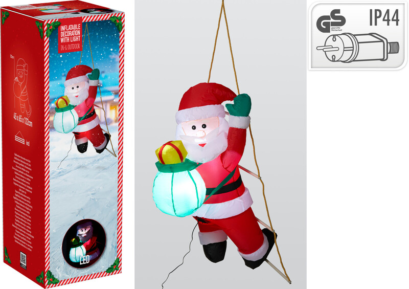 Koopman Kerstman Opblaasbaar 122cm