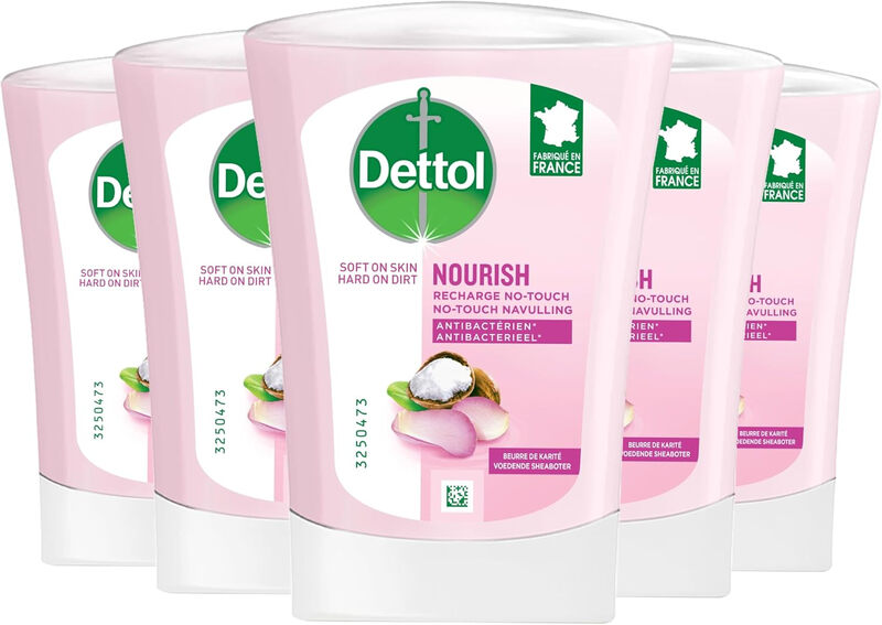 Dettol - Navulling No Touch Handzeep - Gallambo 5 x 250 ml Voordeelverpakking