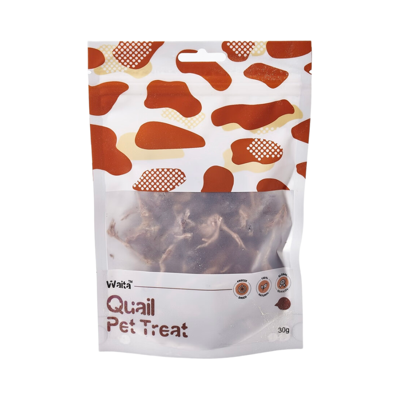 Freeze Dried Quail Whole Pieces 30g