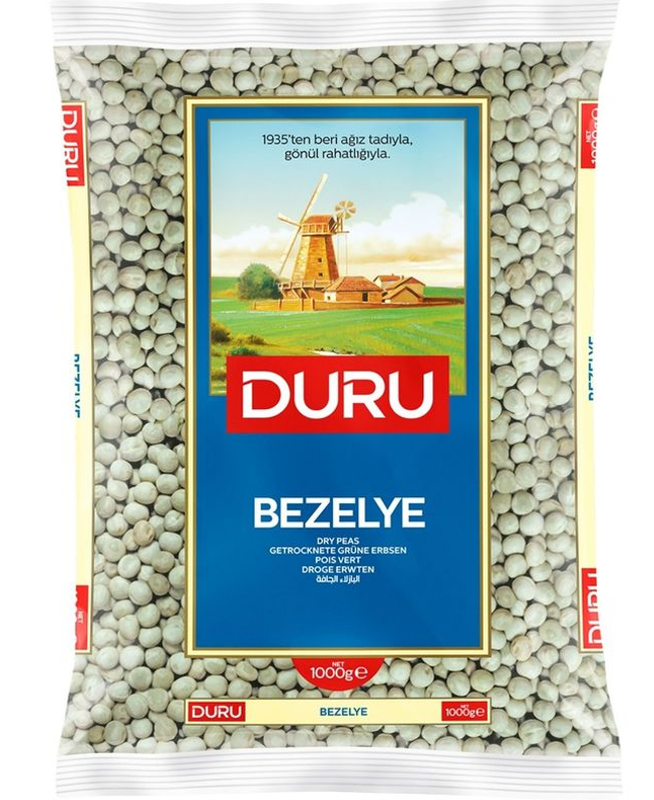 Duru Yesil Bezelye 1 kg Kirik (Groene Spliterwten)