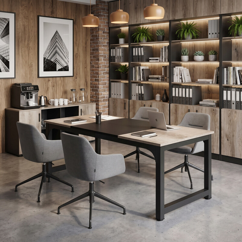 Executive Schreibtisch – 180 × 80 × 75 cm, 1 Stück, für Büro & Home Office