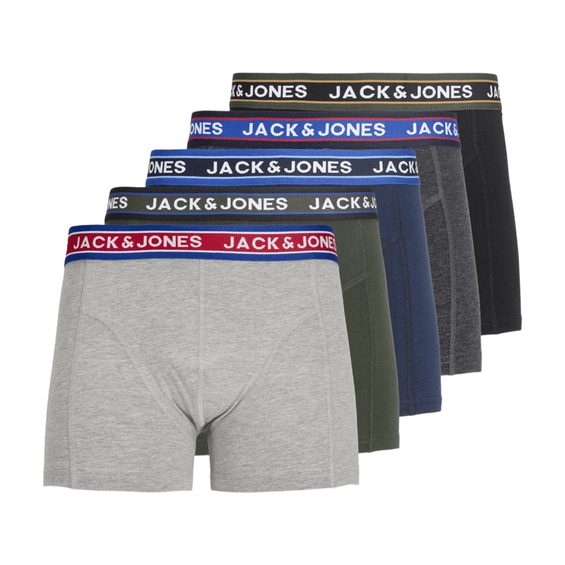 JACK&JONES Additionals Jacoliver Boxers Lot de 5 Noos