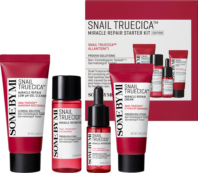 Some By Mi Snail Truecica Miracle Repair Starterkit Travel Sizes Gift Box