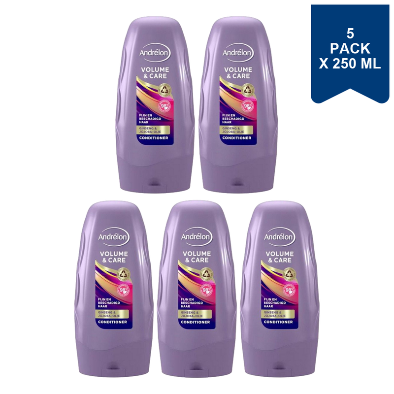 Andrélon Conditioner - Volume & Verzorging 250 ml (5-Pack)