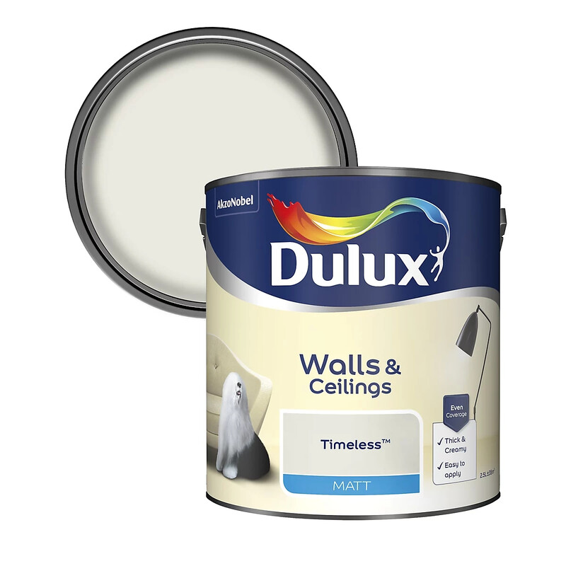 Dulux Matt Emulsion Paint - Timeless - 2.5L