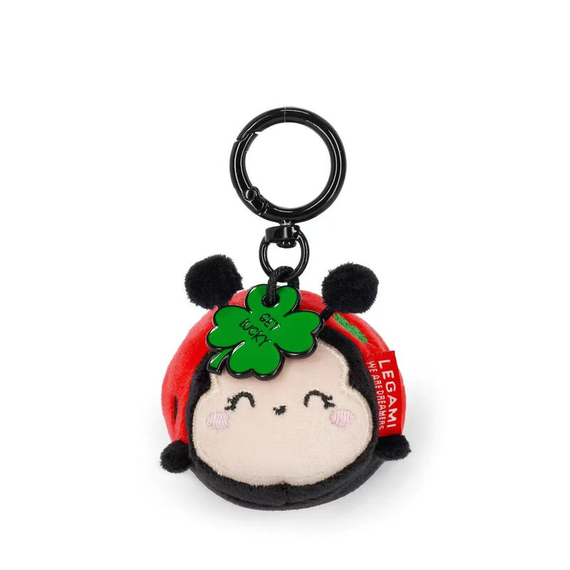 Legami Plush Key Ring - Tiny Super Soft! - Ladybug (Get Lucky!)