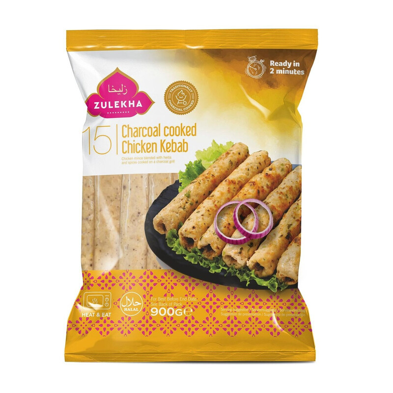 Zulekha Chicken Charcoal Chicken Kebab 900g