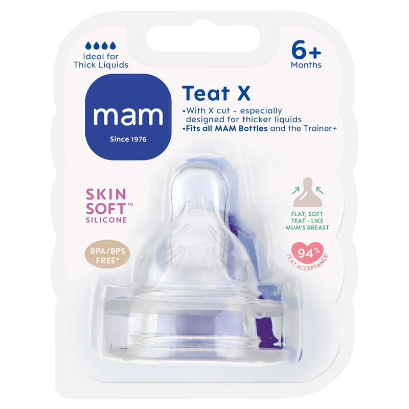 Teat X Skin Soft Silicone 6+ Months 1 Pack
