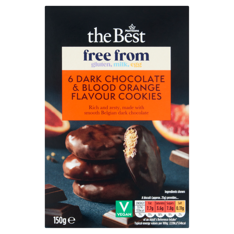 The Best Free From Blood Orange Chocolate Cookies 150g