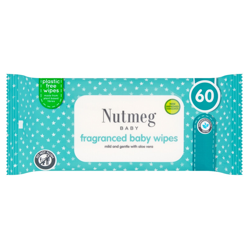 Fragranced Baby Wipes 60 Pack