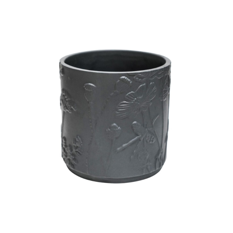Kew Stoneware Meadow Planter Midnight 7Cm