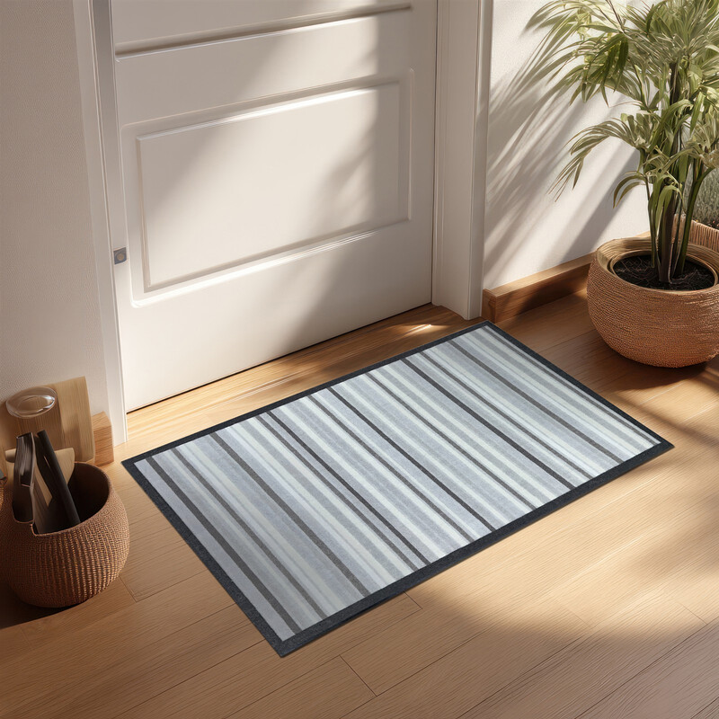 Doormat Knightsbridge Stripes Grey 50x75cm