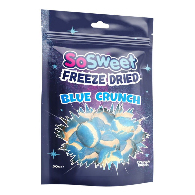 Freeze Dried Sweets Blue Crunch Pouch 50g