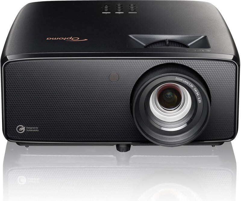 Optoma UZ38X 4K UHD Dual-Laser Projector – 3800 Lumen, DLP, 1,3× Zoom, 15 W Luidspreker
