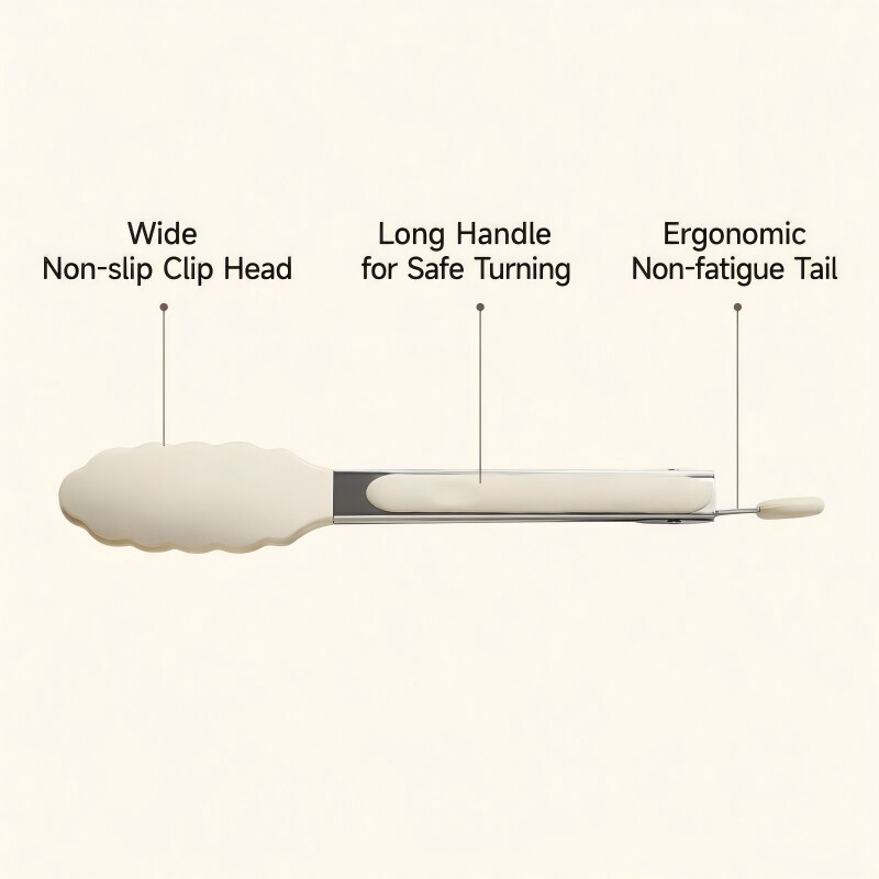 COOKER KING Silikon-Lebensmittelclip, Mehrzweck-Steakclip, BBQ-Lebensmittelclip, Brotclip, Backclip