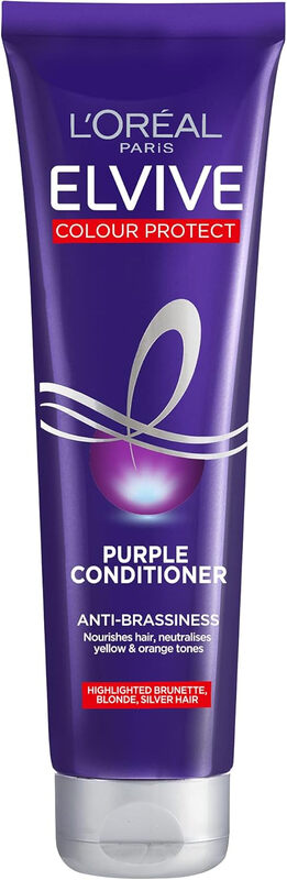 L'oréal Purple Elvive Colour Protect Anti-Brassiness Conditioner 150Ml