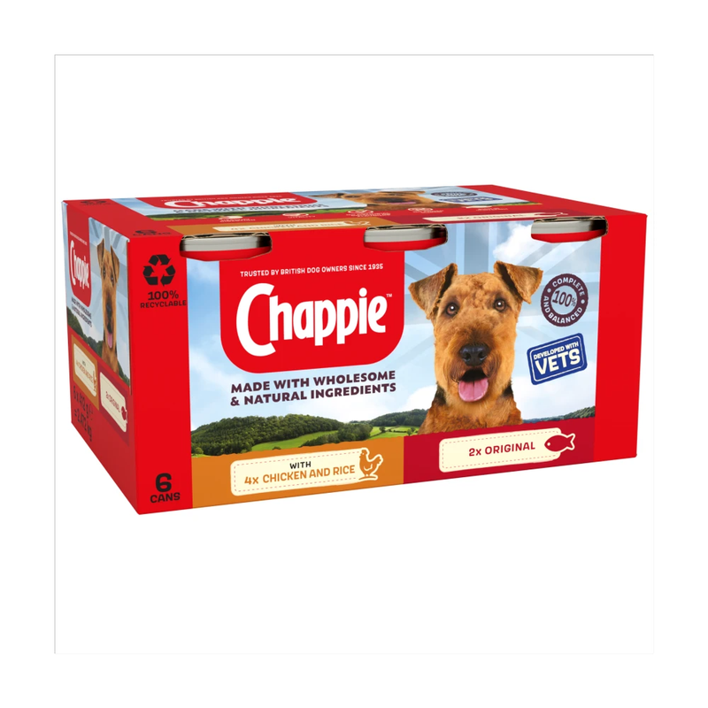 Adult Wet Dog Food Tins Favourites in Loaf 6 x 412g