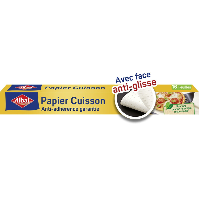 Papier Cuisson En Feuilles Albal La Boite De 16 Feuilles