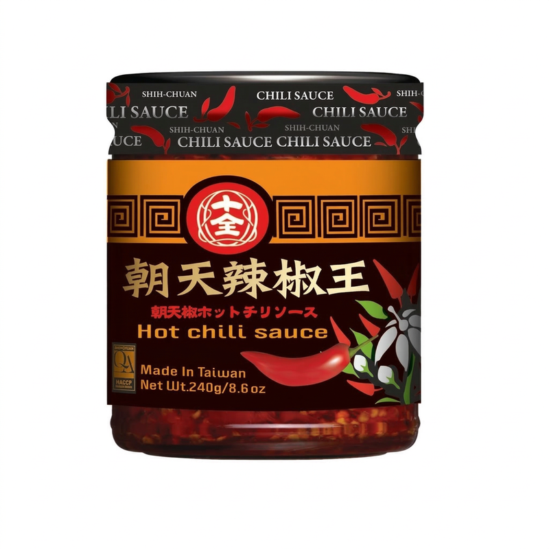 Shih Chuan Black Chao Tian Chili King Chili Sauce 240G