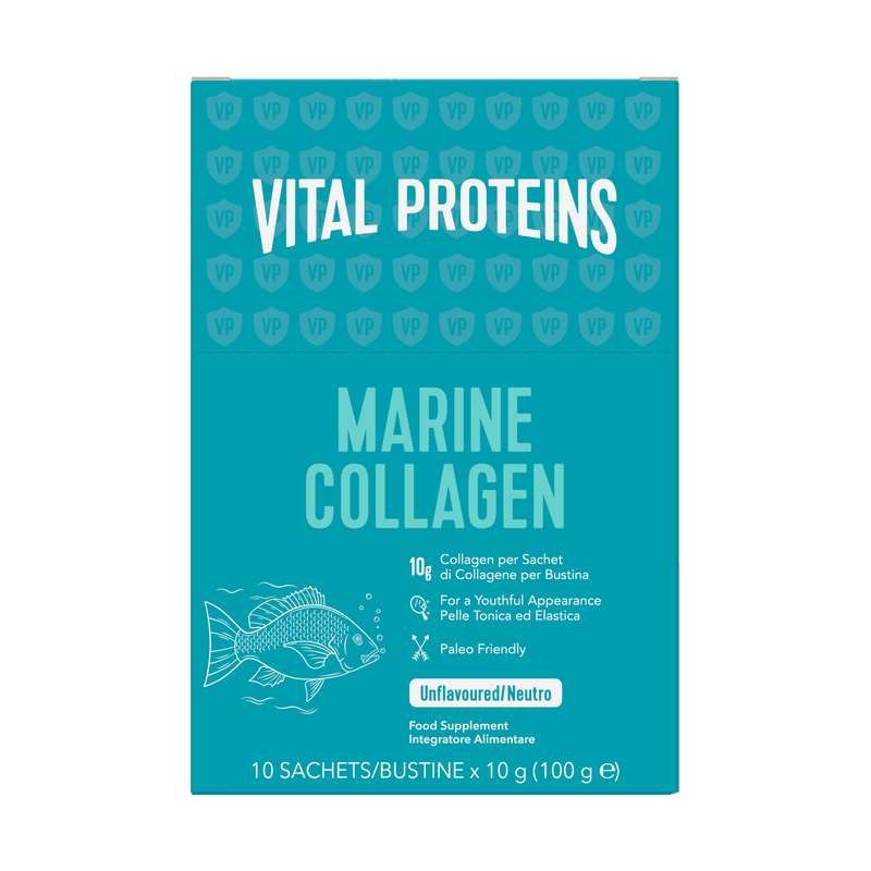 Vital Proteins Marine Collagen Skin Hair Nail & Joint Support Sachets - 10 x 10g