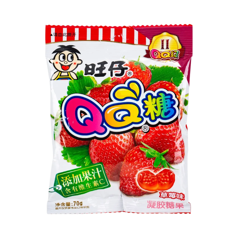 QQ Gummy Candy Strawberry Flavor 70g