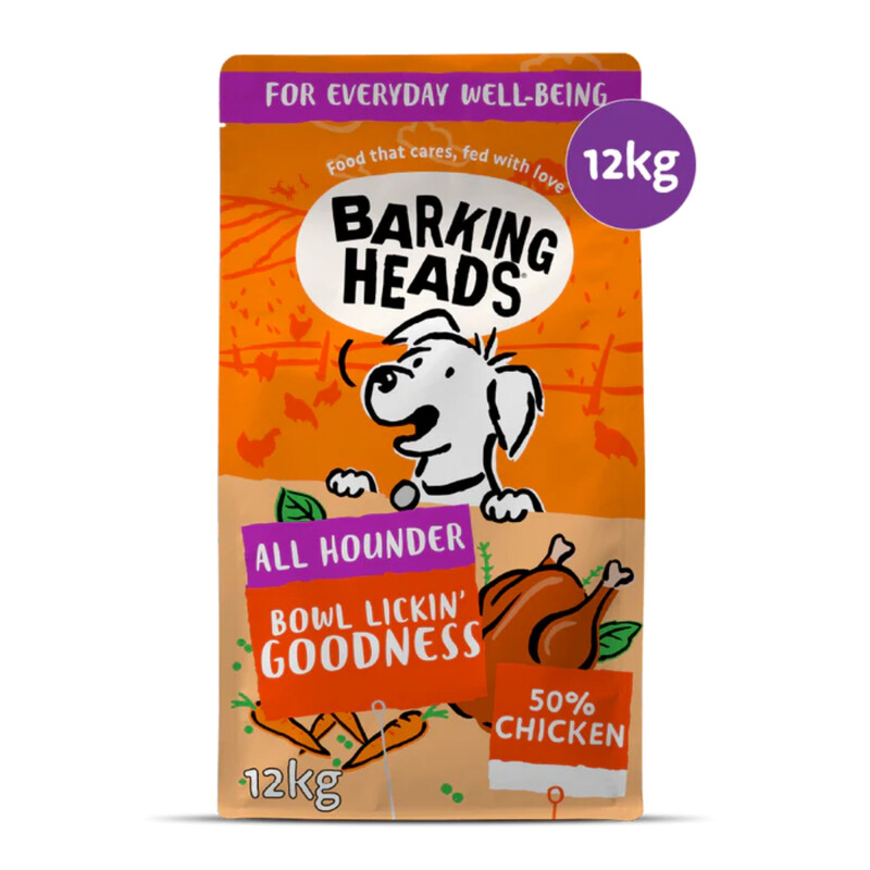 All Hounder Bowl Lickin Goodness Chicken Dry Dog Food 12kg