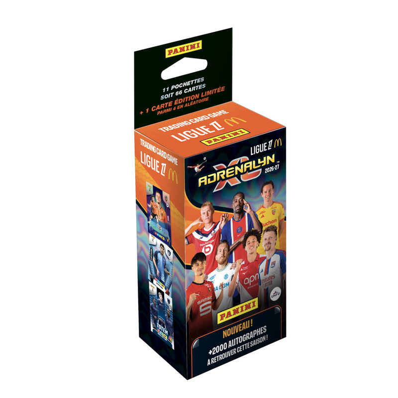 Cartes à collectionner Panini Adrenalyn Ligue 1 McDonald’ 2026 27 Blister 11 pochettes et 1 carte Edition Limitée - vue 7