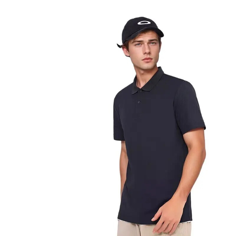 [100 Series Cloud Sense Quick Dry] Sports Short-sleeved Polo Shirt Men's RunningFitne