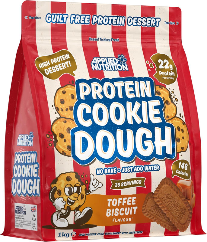 Protein Cookie Dough Toffee Biscuit - 1 kg