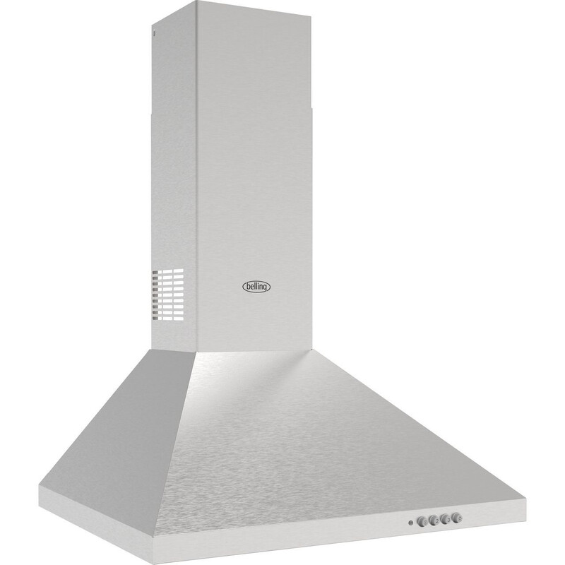 CHIM 603PYR STA 60cm Chimney Cooker Hood, Ducted & Recirculation