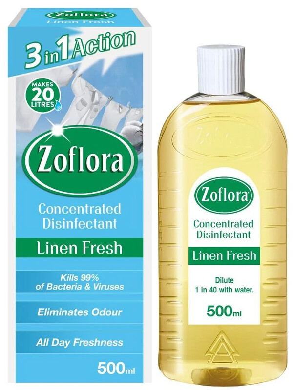 Linen Fresh Concentrated Disinfectant 500ml