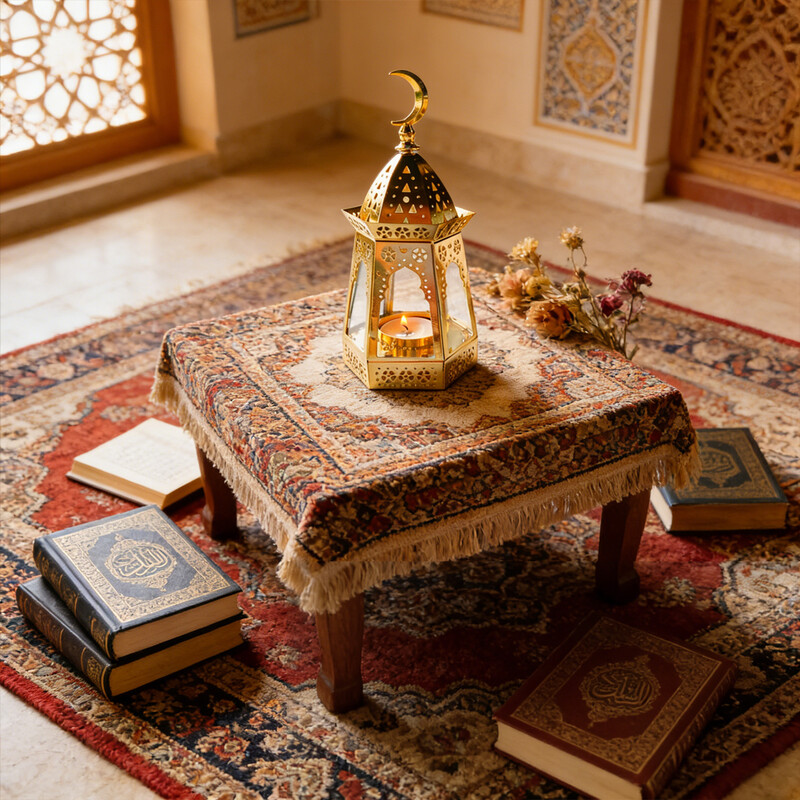 Lanterne Métal Spéciale Ramadan - Lune