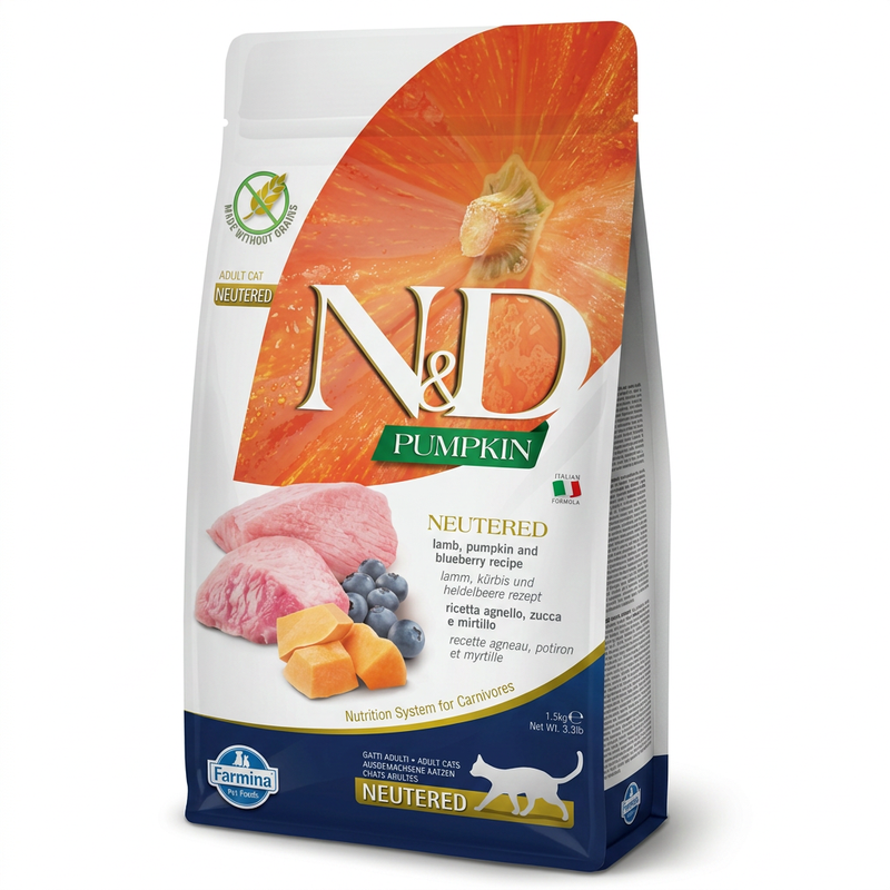 Farmina N&D Pompoen Kattenvoer Eend 300 gr