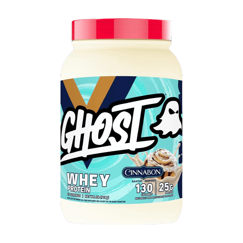 Ghost Whey Poeder Cinnabon, 918 Gram 27 Porties
