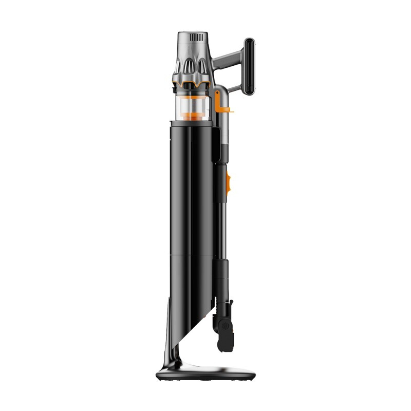 Deerma T50W XT Akku-Staubsauger mit Wartungsfreier All-in-One-Station: automatische Staubentleerung, UV-Desinfektion und Aufladung. Bürstenloser 590 W-Motor, Saugkraft 30kPa/220AW, 18-fache Grünlaser-Stauberkennung, 99,99% Milbenentfernung, verwicklungsfr