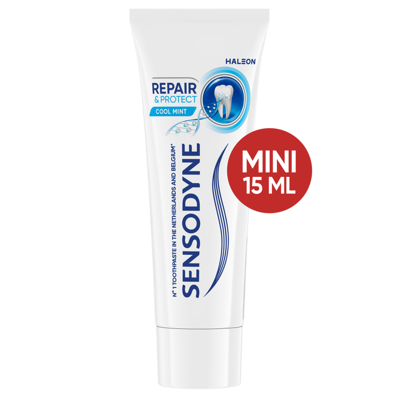 Sensodyne Repair & Protect Cool Mint mini-dentifrice, 15ml