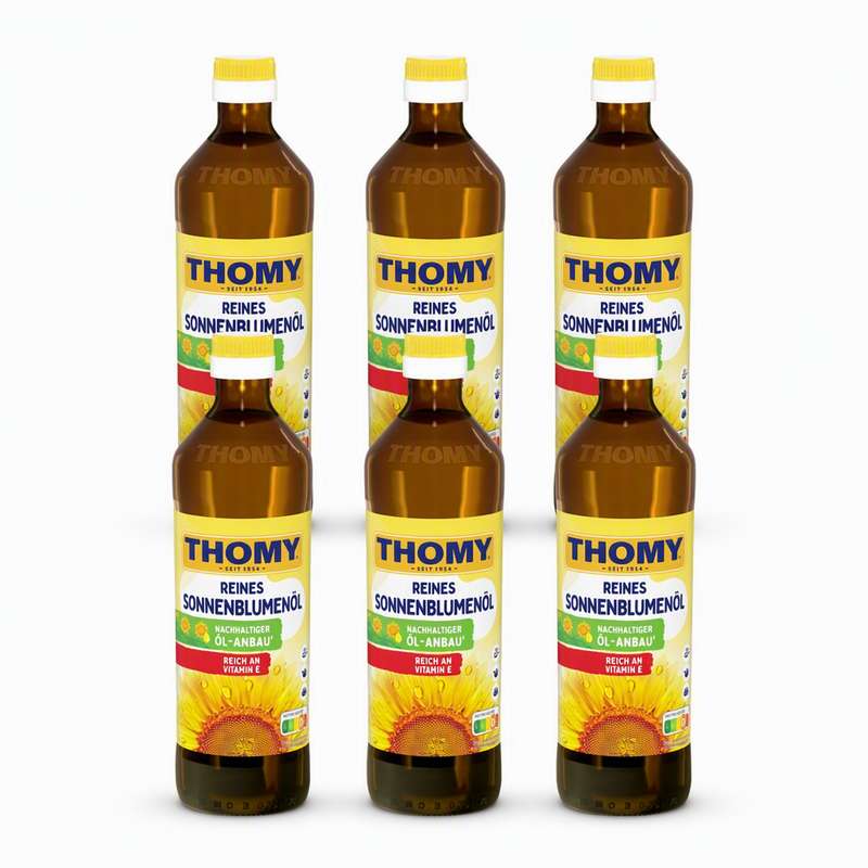 THOMY Reines Sonnenblumenöl 6 × 750 ml