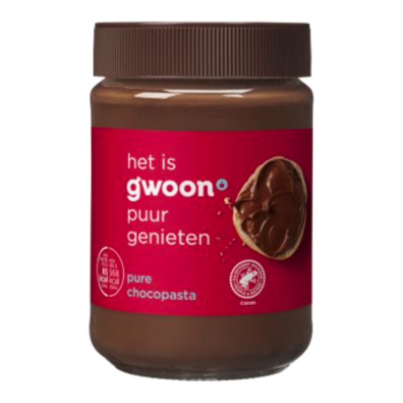 G'woon Pure Chocoladepasta - 400 g