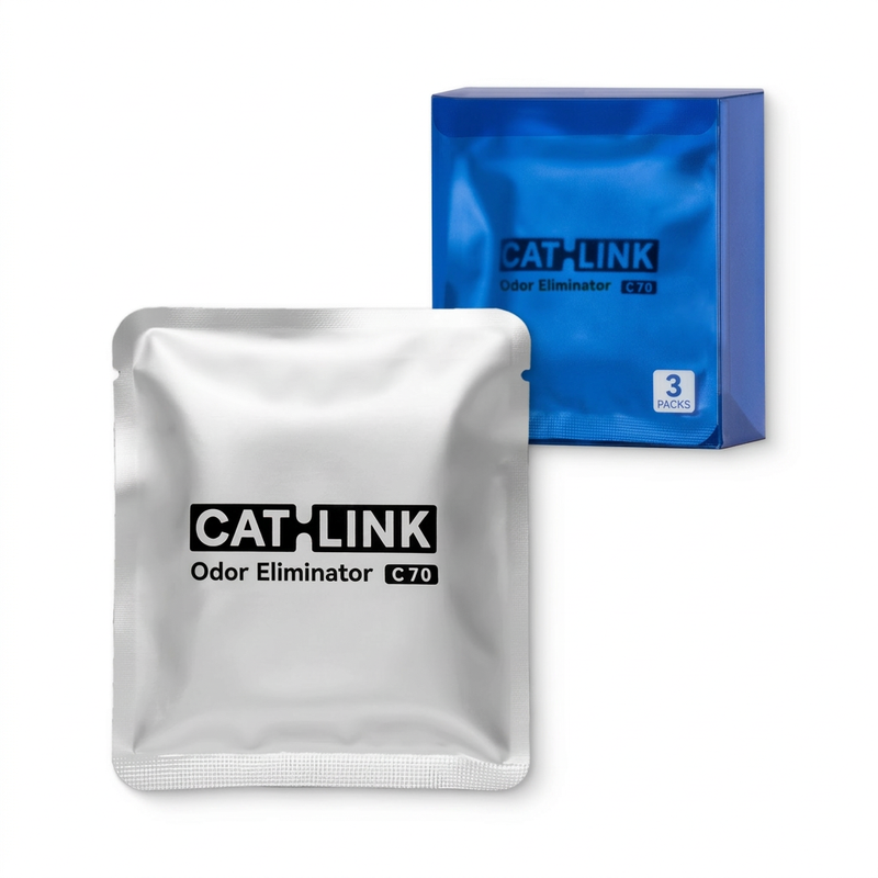 CATLINK C07 3-Pack Met Standaard, Compatibel Met Alle Kattenbakmodellen