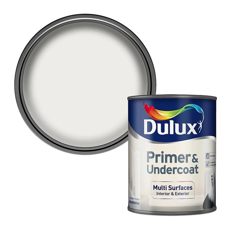 Dulux Multi Surface Primer Undercoat Paint - White - 750ml