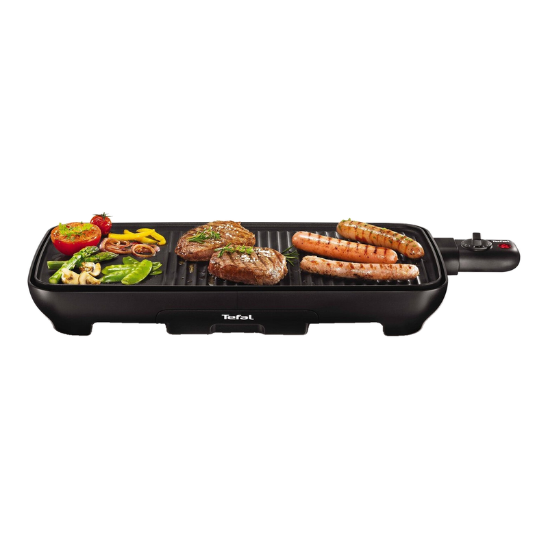 Tefal TG3918 Plancha Compact - Grillplaat - Bakplaat - Anti-aanbaklaag - 2000 W - Compact Design (19 x 23.5 cm)