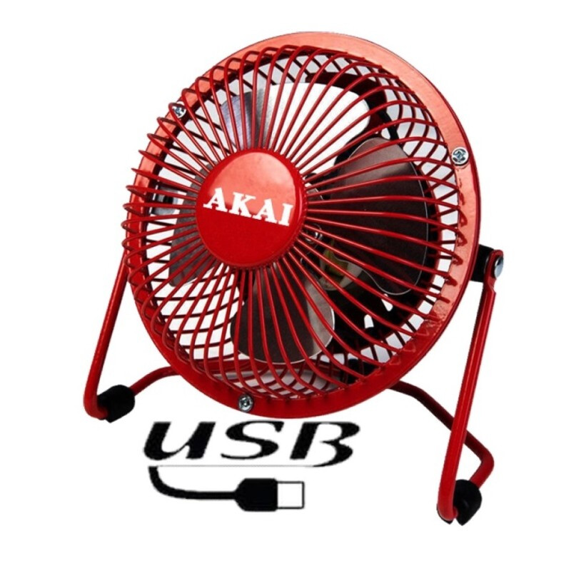 AKAI VE10-N-Grey Tischventilator Grau