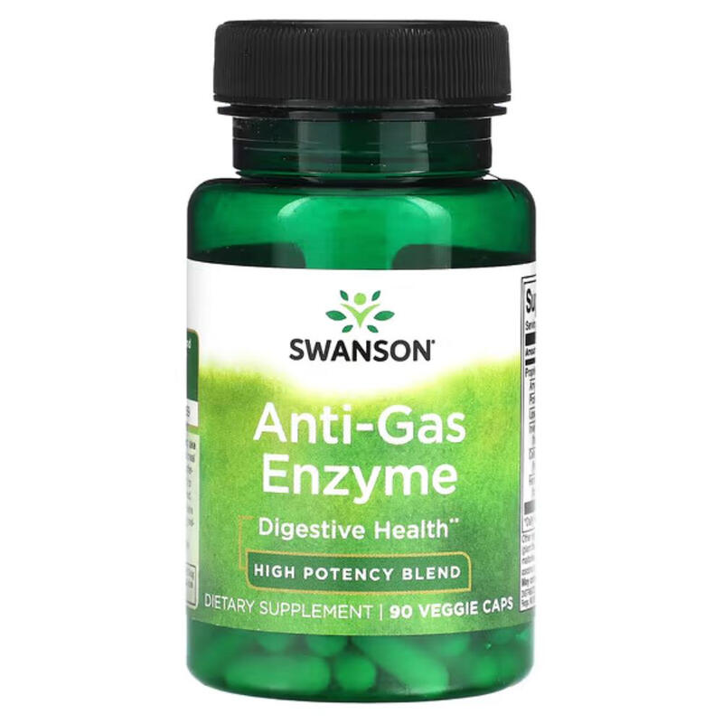 Anti Gas Digestive Enzymes - 90 Vegan Capsules